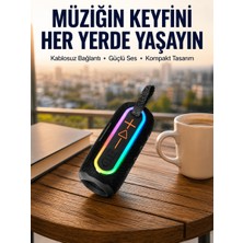 Global Yüksek Ses Kaliteli Kablosuz Hoparlör LED Işıklı Yeni Nesil
