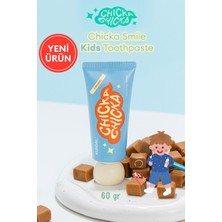 1001 Renkli, Çürüklere Karşı Etkili Çocuk Diş Macunu Chicka Smile Kids Toothpaste (Caramel)
