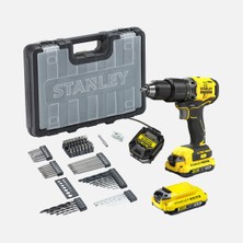 Stanley Şarjlı Matkap SBD715D2A+84 Parça Aksesuar Seti Hediye