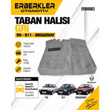 ERBERKLER Taban Halısı R9 R11 Broadway Gri