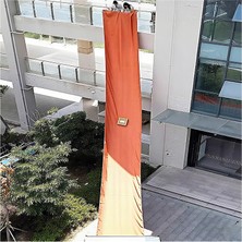 1001 Sağlam 1,5 M Uzunluğunda Yelken Bezinden Yük Kaydırağı, Yüksek Katlı Depolar ve Şantiyeler Için Uzun Ömürlü Boşaltma Kaydırağı (13 x 2 M) – Verimli Malzeme Taşıma Çözümü