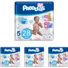 1001 Bebek Bezi 5 Numara Junior (11-18 Kg) 28 Adet – Eko Paket (4 Paketi)