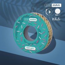 Staleks Expert Düz Tırnak Törpüleri Için Yedek Zımpara Iç Blok Papmam 100 Grit 7 Mt.