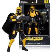 Mcfarlane Toys T4-40 Gold Eagle (Helldivers Iı) 18 cm  Figür (Gaming Edition)