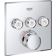 1001 Grohtherm Smartcontrol Üç Noktadan Akış Kontrollü Kumanda - 29126000