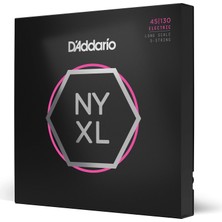 1001 Daddario NYXL45130 Bas Gitar Tel Seti, Nyxl Serisi, Long Scale, 5 Tel