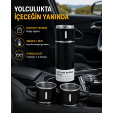Global 500 ml Paslanmaz Çelik Termos Seti – Sızdırmaz, Vakumlu, Isı Koruma Özellikli, Taşınabilir Termos