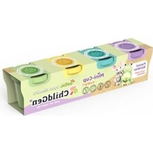 Mythriva Mini-Cup Kurbağa ve Fare 4X65GR Doğal Oyun Hamuru