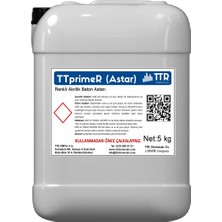 TTR Chemicals Ttprimer Renkli Akrilik Beton Astarı-5 kg