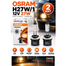 Osram H27W/1 Original 12V 27W Halojen Sis Farı Ampulü – 2 Adet