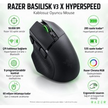 Razer Basılısk V3 x Hyperspeed 18000 Dpı Kablosuz Gamıng Mouse
