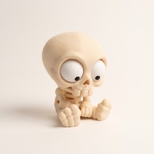 Toytify Iskelet Dıy Figür – Kendin Birleştir, Oynayan Gözlü 3D Figür