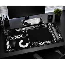 Vionna Büyük Oyun Mouse Pad, 90X40 Cm, Kaymaz Taban, Dikişli