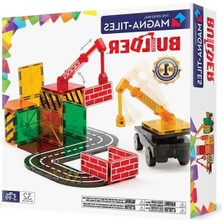 Frefly Store 32 Parça Magna-Tiles Inşaat Seti, Eğlenceli Yapı Oyunu