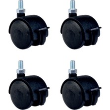 Epilons Büyük Plastik Vidalı Frenli - 50MM HKS129 - 4 Adet