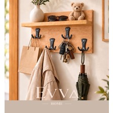Evva Home 4 Kancalı Raflı Askılık – Duvar Organizeri