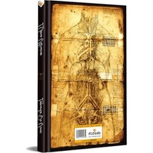 Şanal Da Vinci Tasarımlı Not Defteri, Çizgili, 13X21 Cm, 192 Sayfa