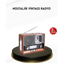 Astraltech Nostaljik Radyo – Şık Dekoratif Tasarım ve Güvenli 2 Yıl Garanti