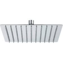 Harmeh Concept D552 Tepe Başlık 400X400 mm SS304 Kare Slim Tepe Duş