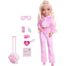 Malibu Temalı Bebek Kıyafet Seti, Pembe Sweatshirt ve Aksesuarlar