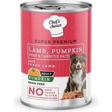Bin1çeşit Pumpkin Pate Kuzulu Balkabaklı Tahılsız Yetişkin Köpek Konservesi 400 gr