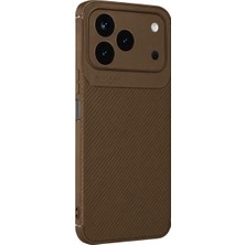 Tecno Spark 50 4g Auto Focus Karbon Kapak - Kahverengi