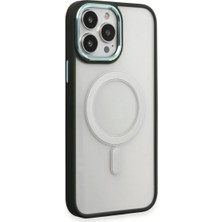 Apple iPhone 15 Pro Max Kılıf Room Magneticsafe Silikon - Köknar Yeşili