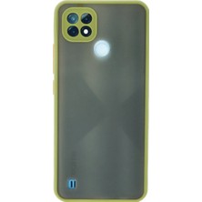Realme C21 Kılıf Montreal Silikon Kapak - Açık Yeşil