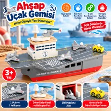 Küçük Hazine Ahşap Uçak Gemisi ve Aksesuarları
