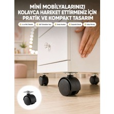 Bin1çeşit Kilitsiz 4 cm Mobilya Ayağı Tek Adet Pratik ve Dayanıklı