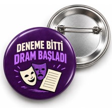 Beyaz Penguen Deneme Bitti Dram Başladı - 58MM Rozet