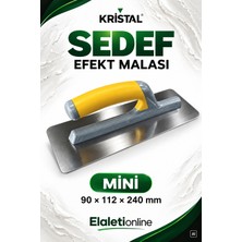 Kristal Efektif Mala,tasarım Malası Paslanmaz Çelik Mini