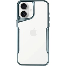 Apple iPhone 16 Kılıf Boyi Silikon Kapak - Turkuaz