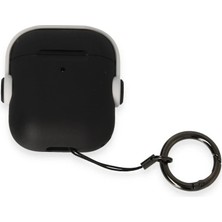 Apple Airpods 2 (2.nesil) Cool Kılıf - Siyah-Beyaz
