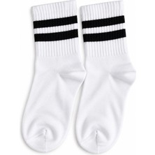 Feemels Renkli Desenli Neşeli Kolej Çorap - Unisex