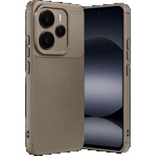 Xiaomi Note 14 5g Auto Focus Karbon Kapak - Kahverengi