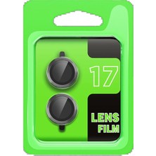 Apple iPhone 17 Raze Metal Kamera Lens - Gri