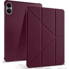 Xiaomi Redmi Pad Pro 12.1 Kılıf Kalemlikli Mars Tablet Kılıfı - Mürdüm