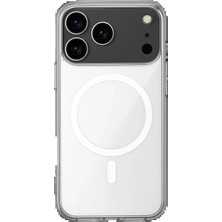 Apple iPhone 17 Pro Max Kılıf Magneticsafe Şeffaf Silikon - Şeffaf