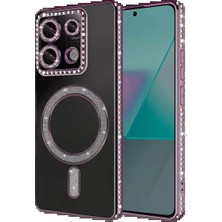 Xiaomi Redmi Note 13 Pro 4g Joke Simli Magneticsafe Kılıf - Pembe