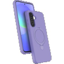 Samsung Galaxy A56 Regal Magsafe Standlı Kapak - Lila