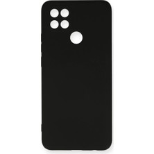 Oppo A15 Kılıf Nano Içi Kadife Silikon - Siyah