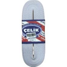 10 M 2.5 cm Beyaz Paça Lastiği