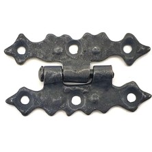 Antika Tarz Dekoratif Pirinç Yıldız Menteşe - 63X36 Mm, Oksit