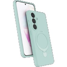 Samsung Galaxy S26 Plus Regal Magsafe Standlı Kapak - Su Yeşili