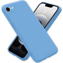 Apple iPhone 16E Kılıf First Silikon - Mavi