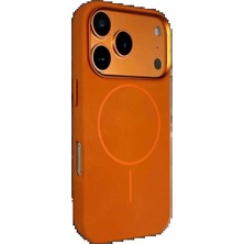 Joko Apple iPhone 18 Pro/17 Pro Luno Deri Magsafe Kapak - Turuncu