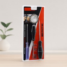 4 Parça Tornavida & Çok Amaatlı Set (Düz+Yıldız, Kontrol Kalemi, Elektrik Bantı)