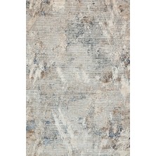 Bespoky Krem Soyut Modern Etnik Desenli Halı  | Makinada Yıkanabilir | Hav Toz Vermez | Leke Tutmayaz | Kaymaz Taban | Dijital Makine Baskı | Salon Yolluk Mutfak Halısı