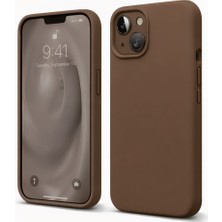 Apple iPhone 14 Kılıf First Silikon - Kahverengi